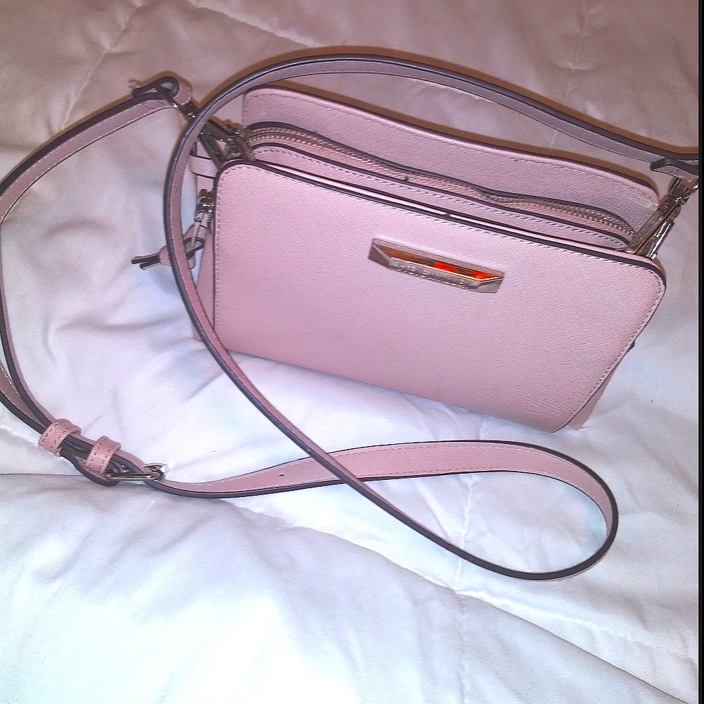 Steve Madden crossbody blush pink purse